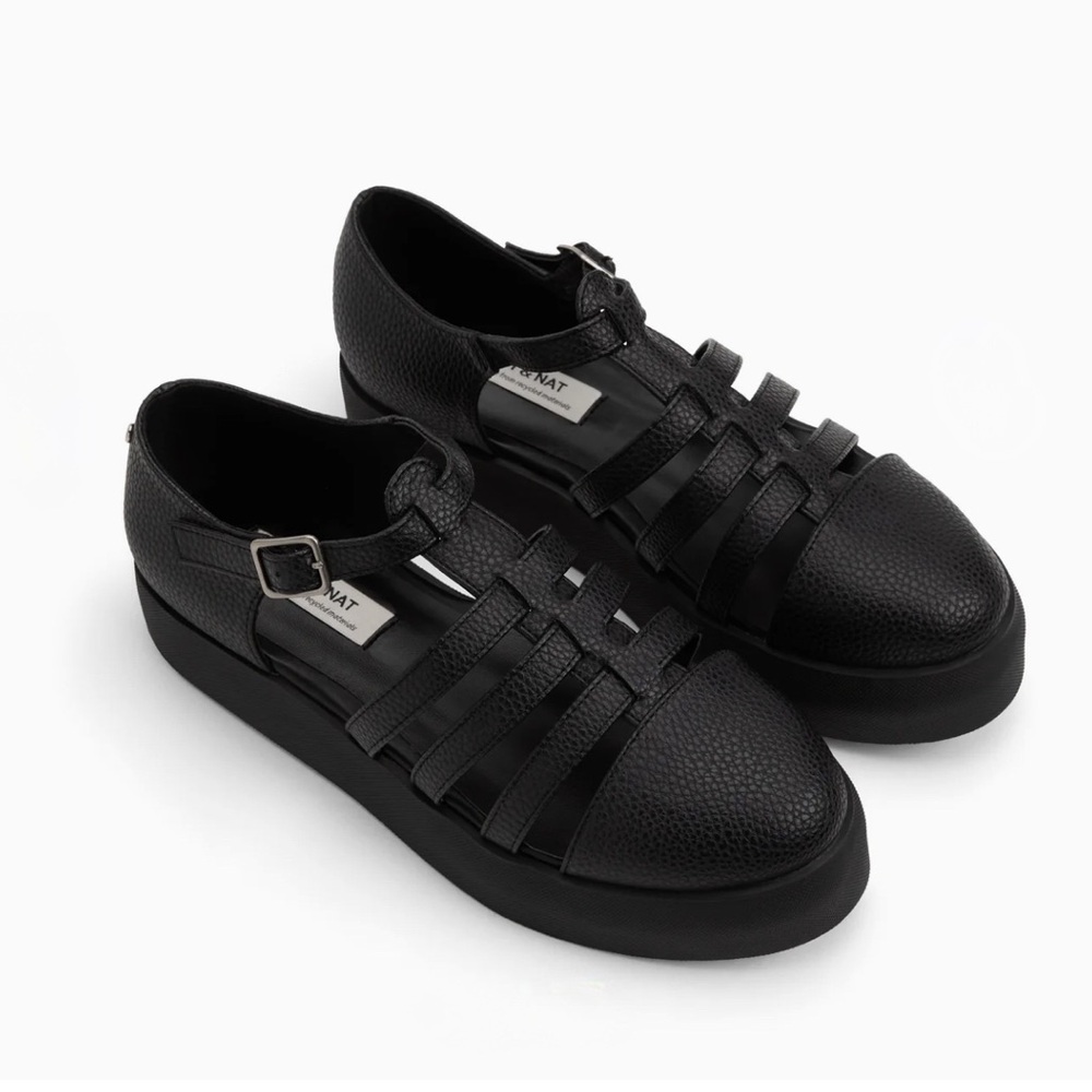 Matt & Nat Black Strappy Sandals
